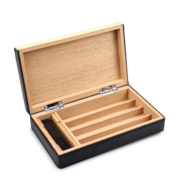 Umidor de Viagem Cohiba para 4 Charutos Deluxe - Preto