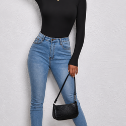 Top Cropped Manga Longa