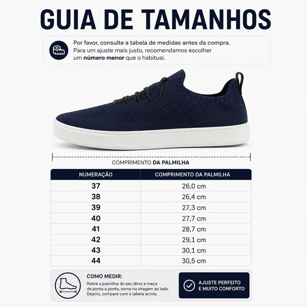 Tênis Casual Shore Knit Ferr Masculino