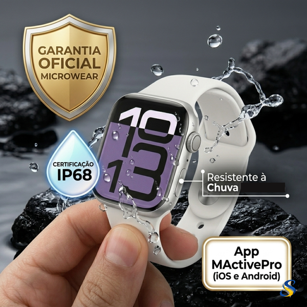 Smartwatch Microwear S10 Pro Chat GPT 1GB IP68