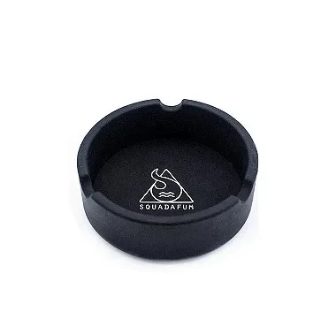 Cinzeiro de Silicone para Cigarro Squadafum - Preto