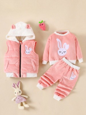 Conjunto 3PÇS Feminino Rabbit Rose