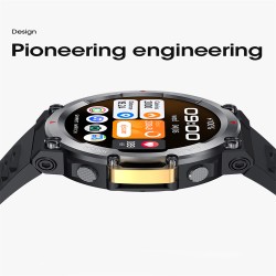 Smartwatch Outdoor Travel Watch Bateria de longa duração GPS NFC Bluetooth Chamada Frequência cardíaca 