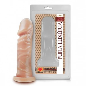PÊNIS REALÍSTICO MACIÇO SEM ESCROTO 15,3X4CM SEXY FANTASY