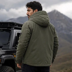 [LEVE 2 PAGUE 1] Jaqueta Masculina Valkor com Forro Térmico +3BRINDES: Relógio, Cinto e Carteira