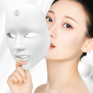 Máscara Led Tratamento Facial Fototerapia Estética 7 Cores