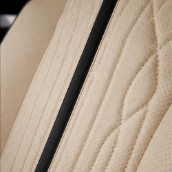 Kit Completo de Capas para Banco de Carro Avalon em Couro Legítimo Universal 5 Lugares Com Airbag + Tapetes e Capa de Volante