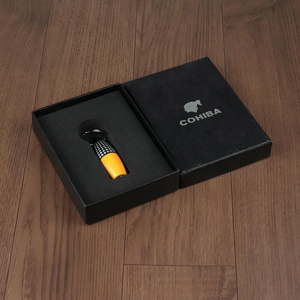Furador de Charutos Cohiba Luxo - Amarelo