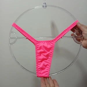 Calcinha fio fitnes 100% algodão | Rosa Neon