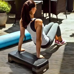 Kit de Ginástica com 2 Step Ajustáveis