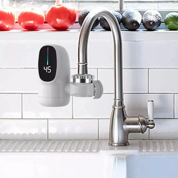 TurboQuente PRO - Aquecimento Instantâneo e Display Digital de Temperatura Bivolt 110/220
