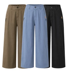 [Leve 3 Pague 2] Calça Feminina Santorini em Algodão e Seda Gelo (Moderna e Sofisticada!)