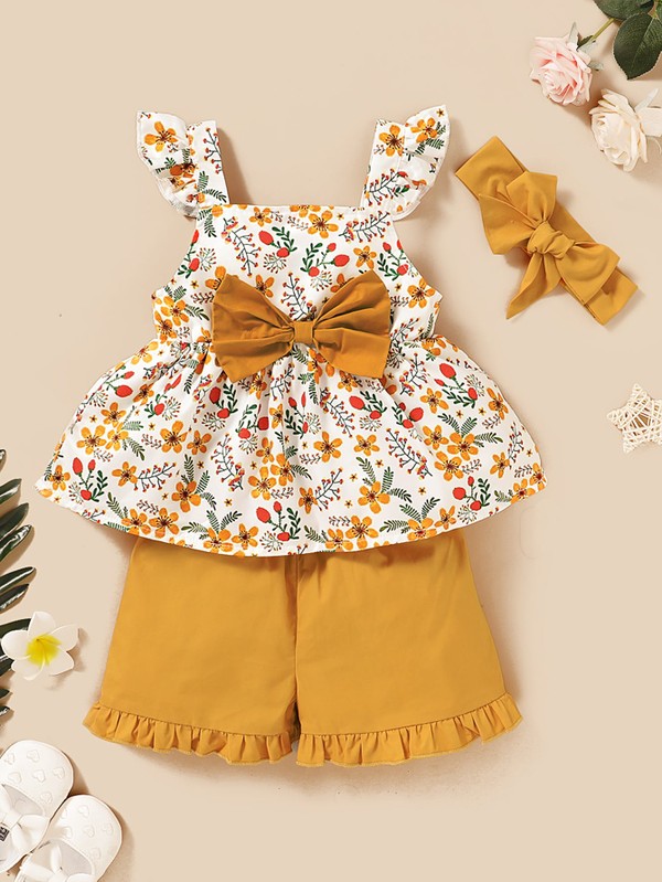 Conjunto Bow Floral