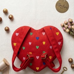BOLSA CORAÇÃO BORDADO MON SUCRE  - 22002
