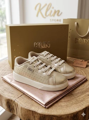 TENIS INFANTIL KLIN MOON DOURADO 226036