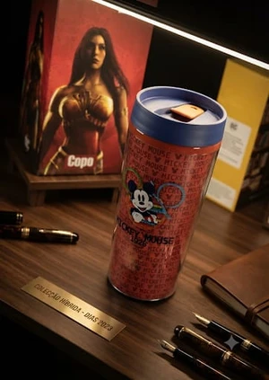 COPO COM TAMPA MICKEY