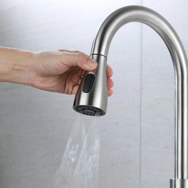 Bico pulverizador para torneira de cozinha, 3 modos, abs, economia de água, pia do banheiro, chuveiro, cabeça de spray para conexão de 1/2