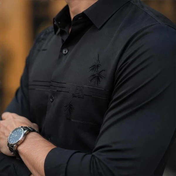 [LEVE 5 PAGUE 3] Camisa Masculina Valen Executive em Elastano Premium (Elegância de Homem Alfa)