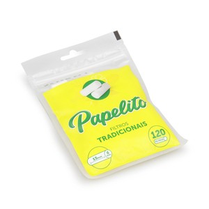 Filtro para Cigarro Papelito Tradicional 6mm (Pacote com 120)