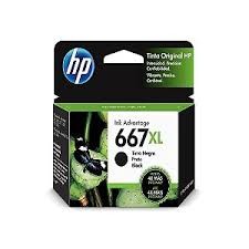 Cartucho HP 667XL Preto 3YM81AB