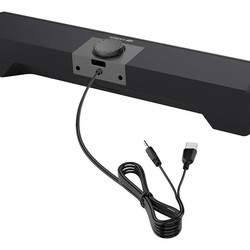 Soundbar C3Tech SB-50BK 2.0 USB Preta
