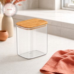 Pote hermético organizador retangular Ou 1,5L Linha Keep
