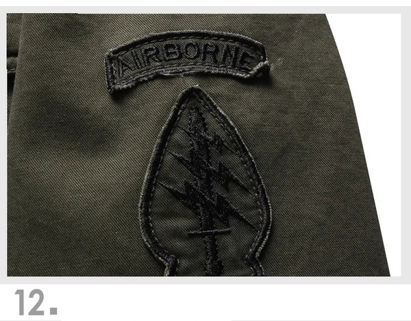 Jaqueta Militar Masculina Plus Size M-6XL - Algodão e Poliéster