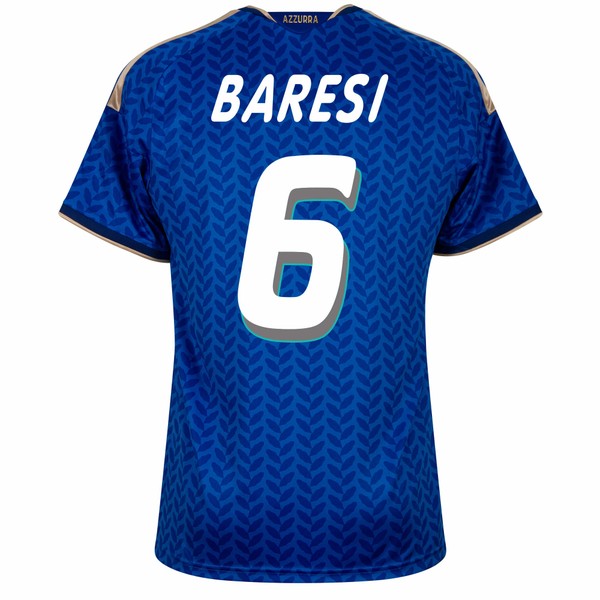 Camisa Seleção Itália Home 2026/27 Baresi 6 (Personalização Retro)