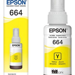 Refil De Tinta Epson T664 Amarelo - T664420-AL