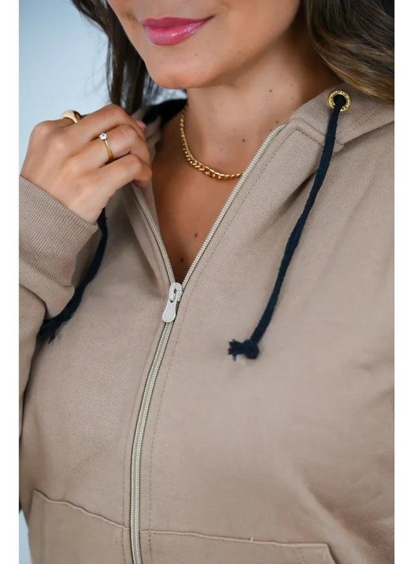Conjunto Moletom Peluciado Urban Cappucino