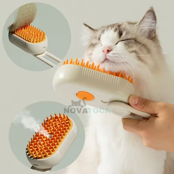 Escova a Vapor Ultra Limpeza para Seu Pet