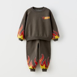 CONJUNTO DE MOLETOM E CALÇA HOT WHEELS