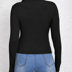 Top Cropped Manga Longa