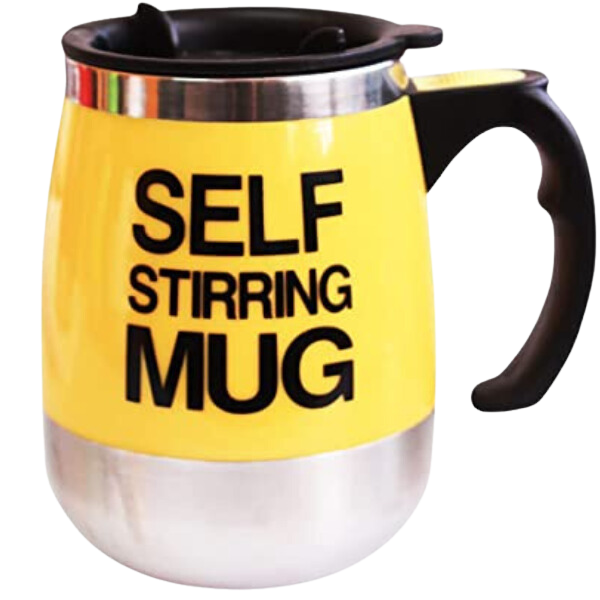Caneca Com Mixer (amarelo)