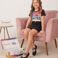 SAPATILHA PAMPILI SUPER FOFURA PRETO NOW UNITED 295287 