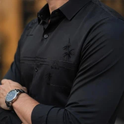 [LEVE 5 PAGUE 3] Camisa Masculina Valen Executive em Elastano Premium (Elegância de Homem Alfa)