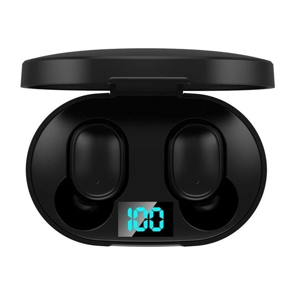 Fone De Ouvido Sem Fio E6s Bluetooth 5.0 Tws Com Tela LED Digital MING