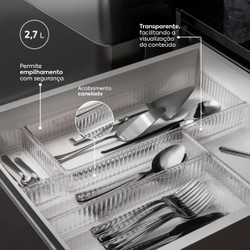 Conjunto de Organizadores Retangulares Coza New Retrô Modular 5 Peças