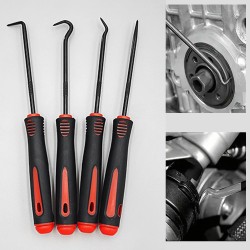 Conjunto de picareta e gancho de precisão, 10/4 peças, vedação de óleo de carro/o-ring, mini ganchos de precisão, removedor profissional de extrator
