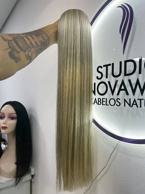 Cabelo Vietnamita Loiro Mesclado 65cm - 100gr
