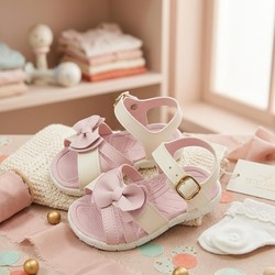 SANDALIA TIC TAC CASUAL OFF WHITE/ROSA CLARO KLIN 171179 