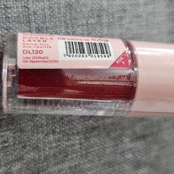 Batom e gloss Duo Double Layer Ruby Rose - COR DL120