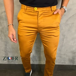 [COMPRE 1 E LEVE 3] – Calças Masculina Sarja Acetinada com Toque de Elastano