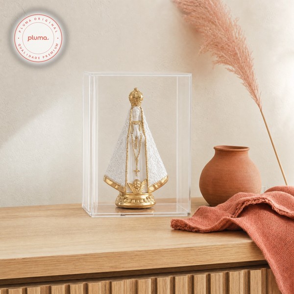 Cúpula Com Imagem Nossa Senhora Aparecida 18,5cm