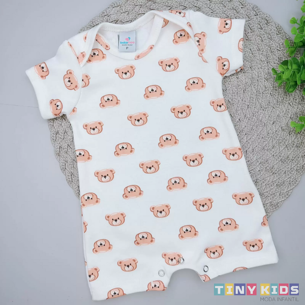 Macacão  Estampado Ursinho