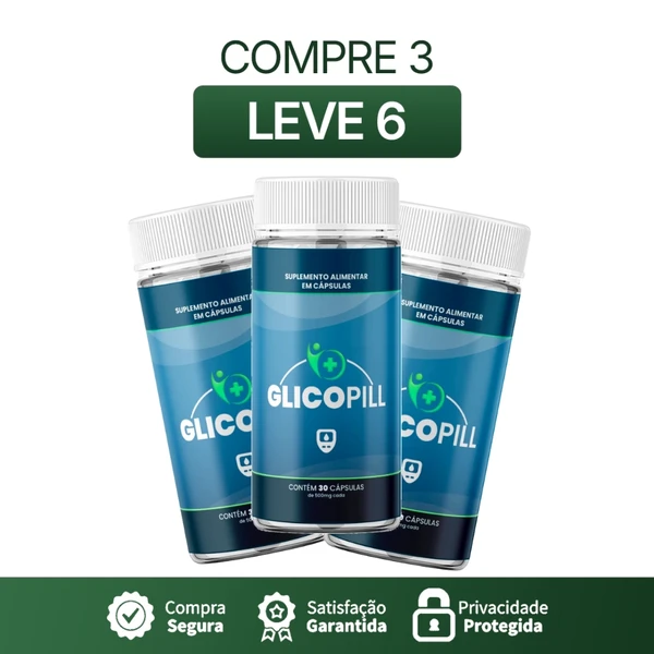 Glicopill - Compre 1 Leve 2 + Frete Grátis