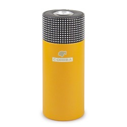 Tubo Umidor de Viagem Cohiba para 3 Charutos - Amarelo