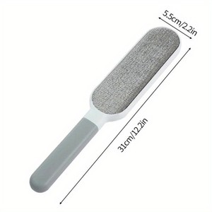 Removedor de pêlos de animais de estimação de dupla face, escova de fiapos pegajosa eletrostática manual, para gato, roupas, sofá, móveis, limpeza de carpetes