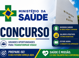 Concurso Ministério da Saúde é solicitado com 7.027 vagas