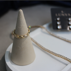 Anel Riviera Dourado